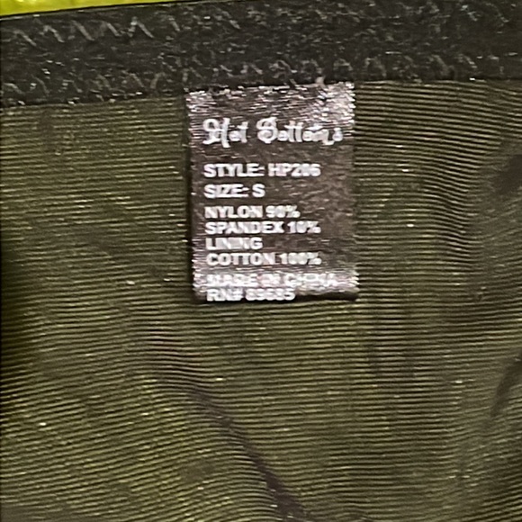 Bikini Panties Black/with Leopard Print Size S - Picture 6 of 6